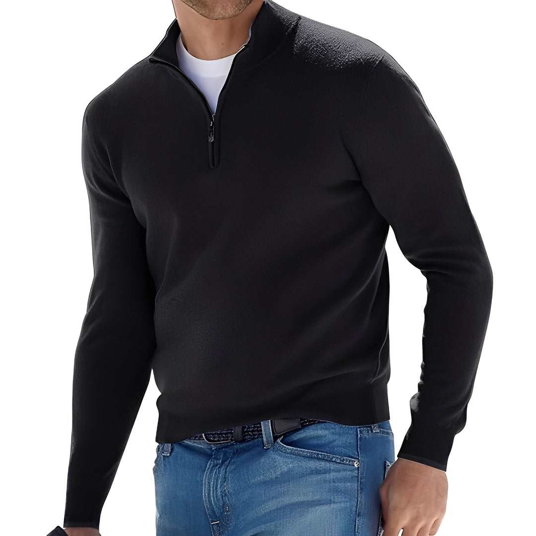 Fredric - Maglione casual con zip per uomini