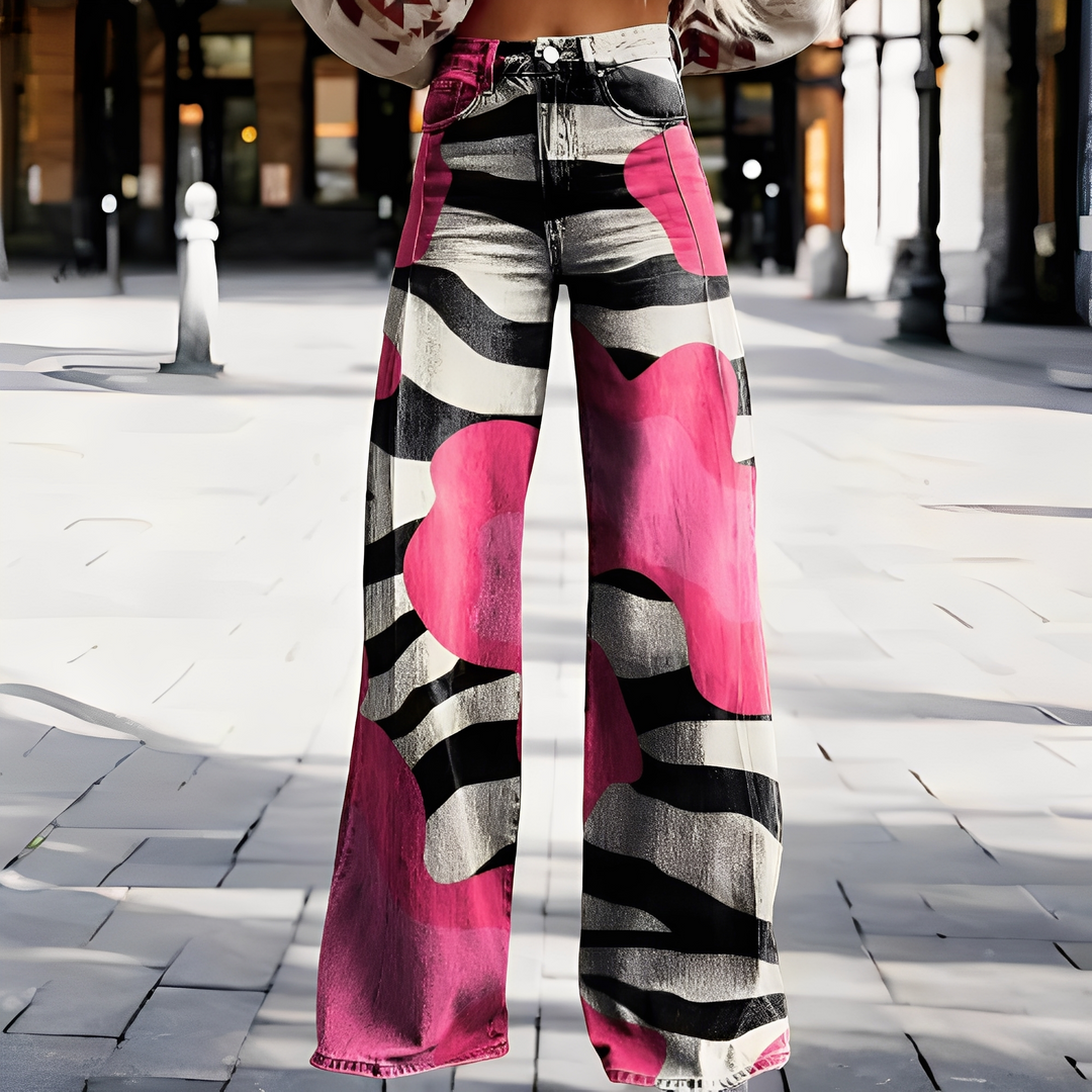 Briley - Pantaloni eleganti e chic a gamba larga per donne